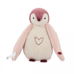 Ma peluche veilleuse manchot rose 20 cm - Complices